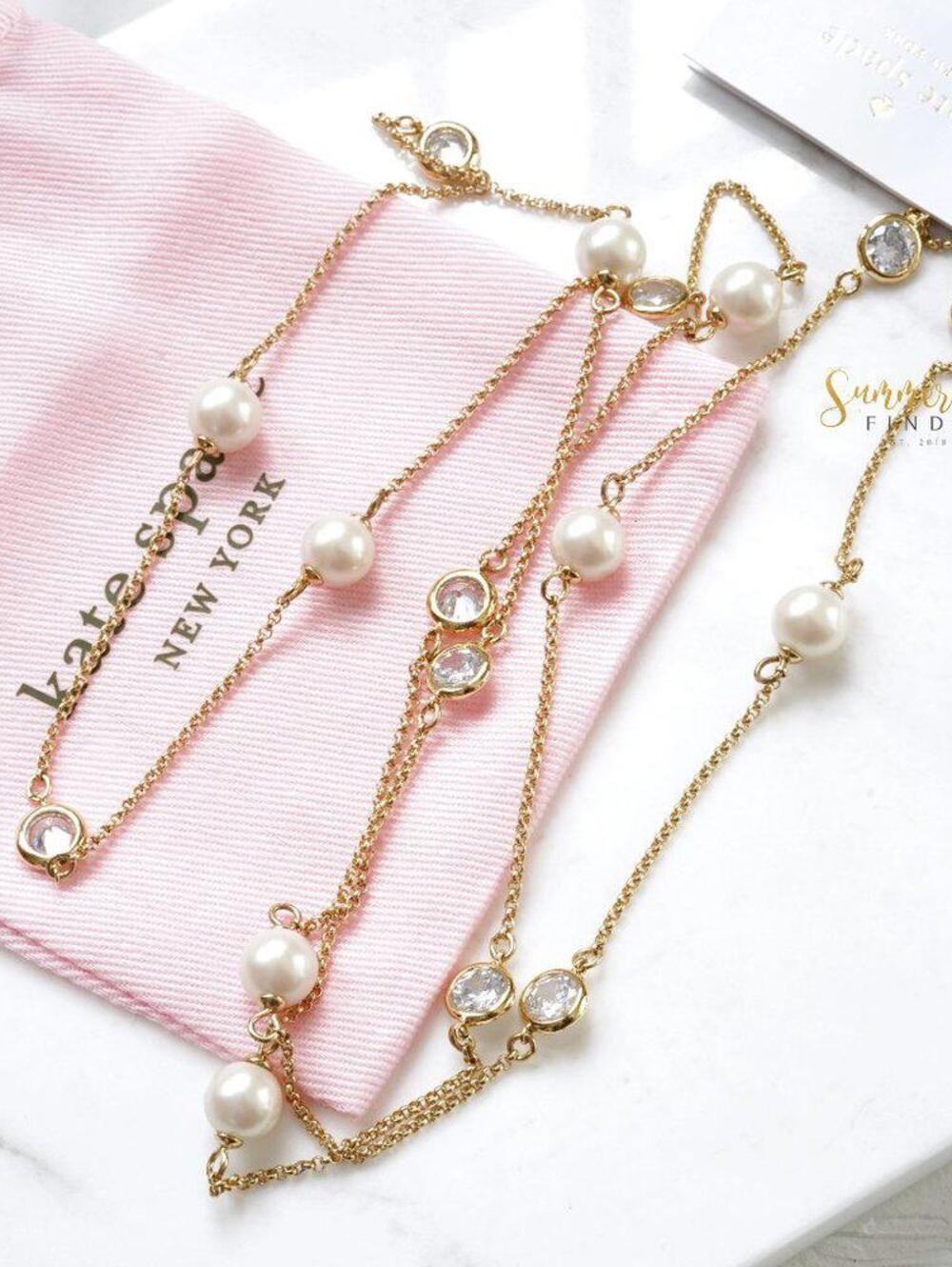 Kate Spade Her Day to Shine Pearl Scatter Necklace